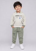 Pista "WAKE UP!" Striped Hoodie & Joggers Co-Ord Set