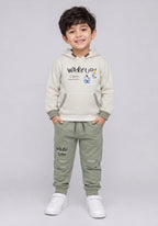 Pista "WAKE UP!" Striped Hoodie & Joggers Co-Ord Set