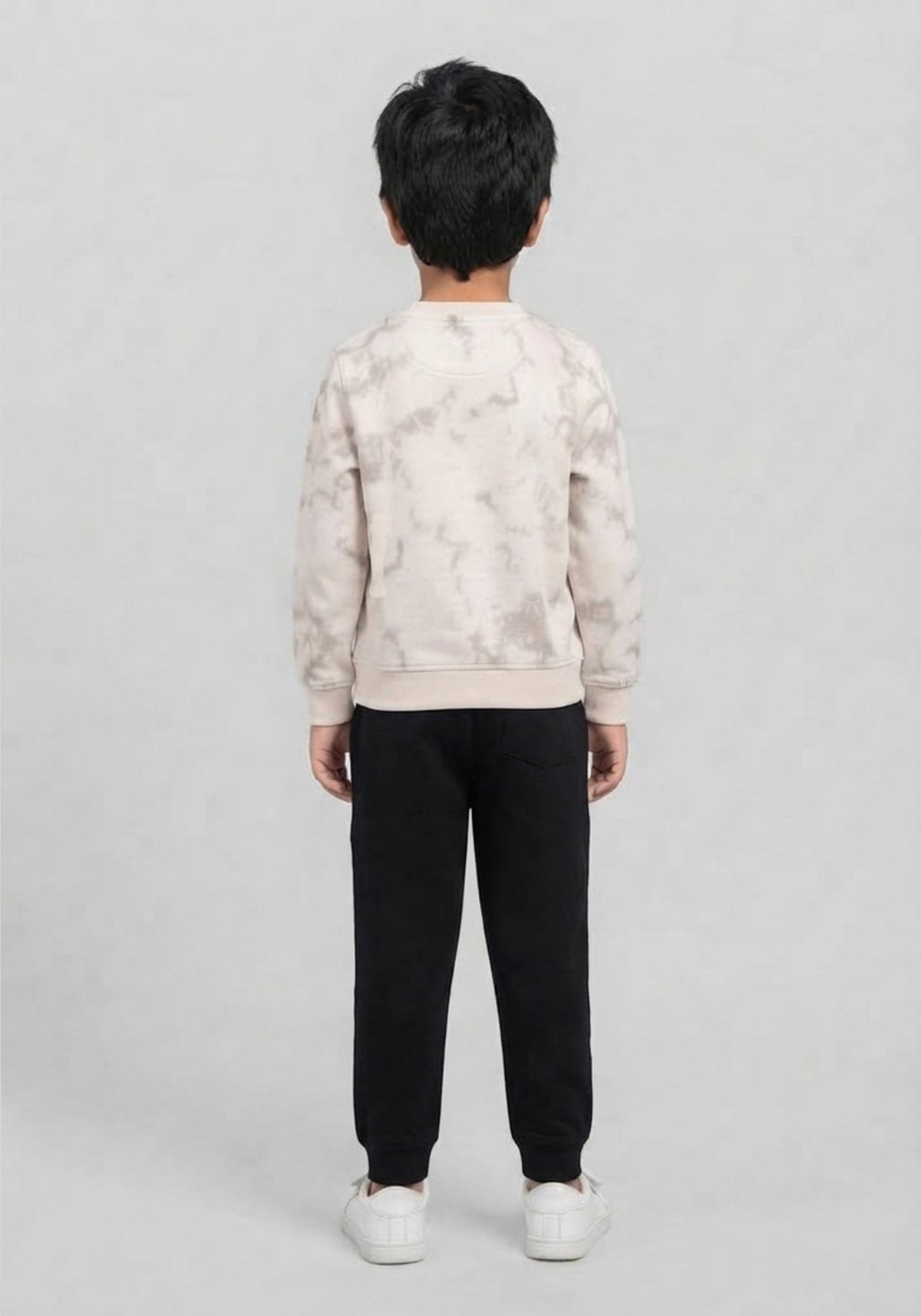 Toddler Off White Sweatshirt and Trousers Outfit Set