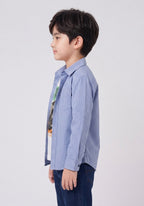 Boys Jeep Graphic Inner With Button-Down Shirt