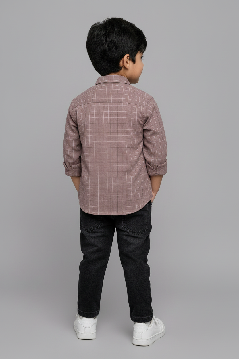 Boys Cash Graphic Inner With Button-Down Shirt